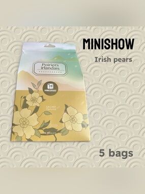 🇨🇳🆕📦NIB MINISHOW by MINISO | 5 bags | Fresh Irish Pears Scented Sachets